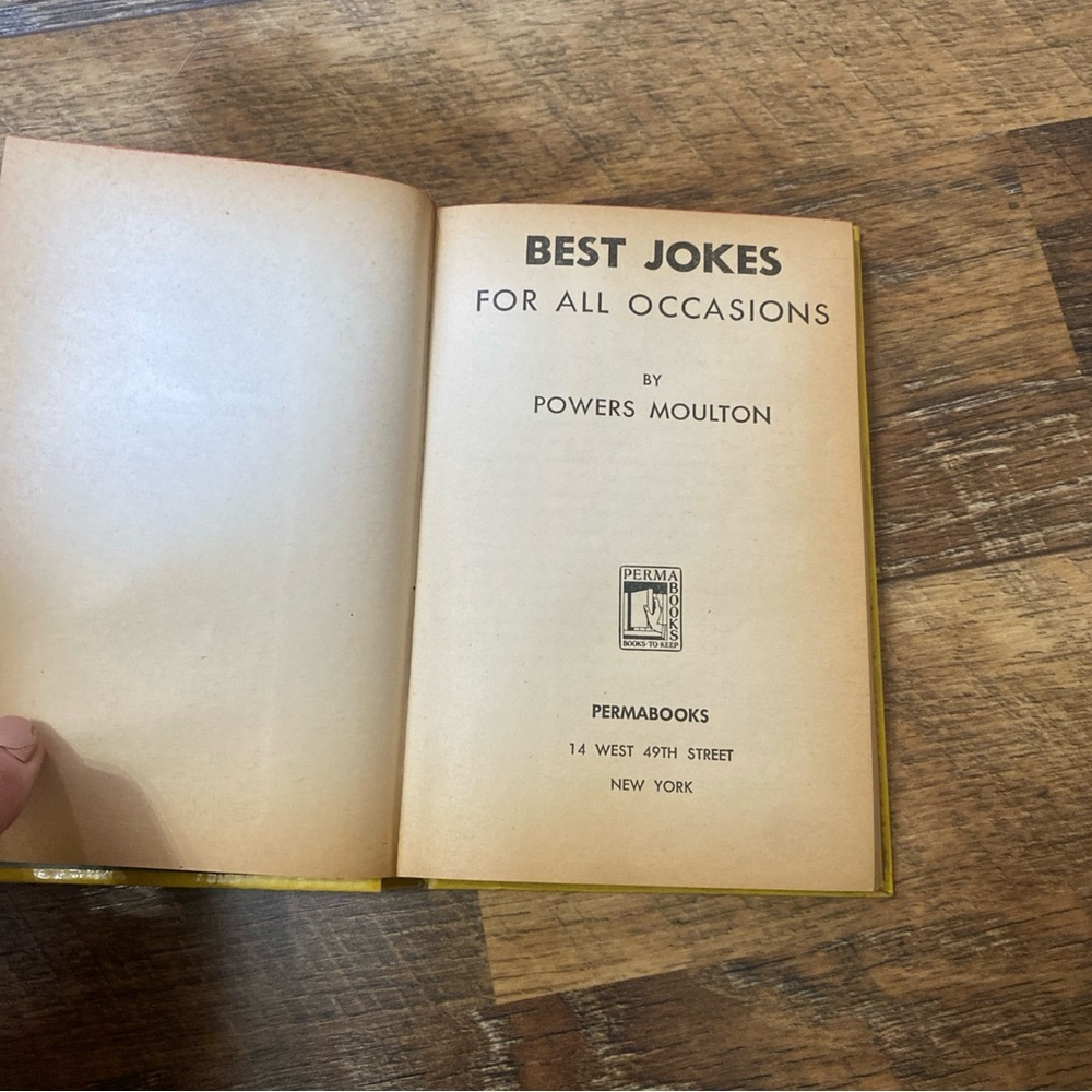 Best jokes For All Occasions By Powers Moulton Copyright 1942 Wit Humor Funny - Picture 7 of 8